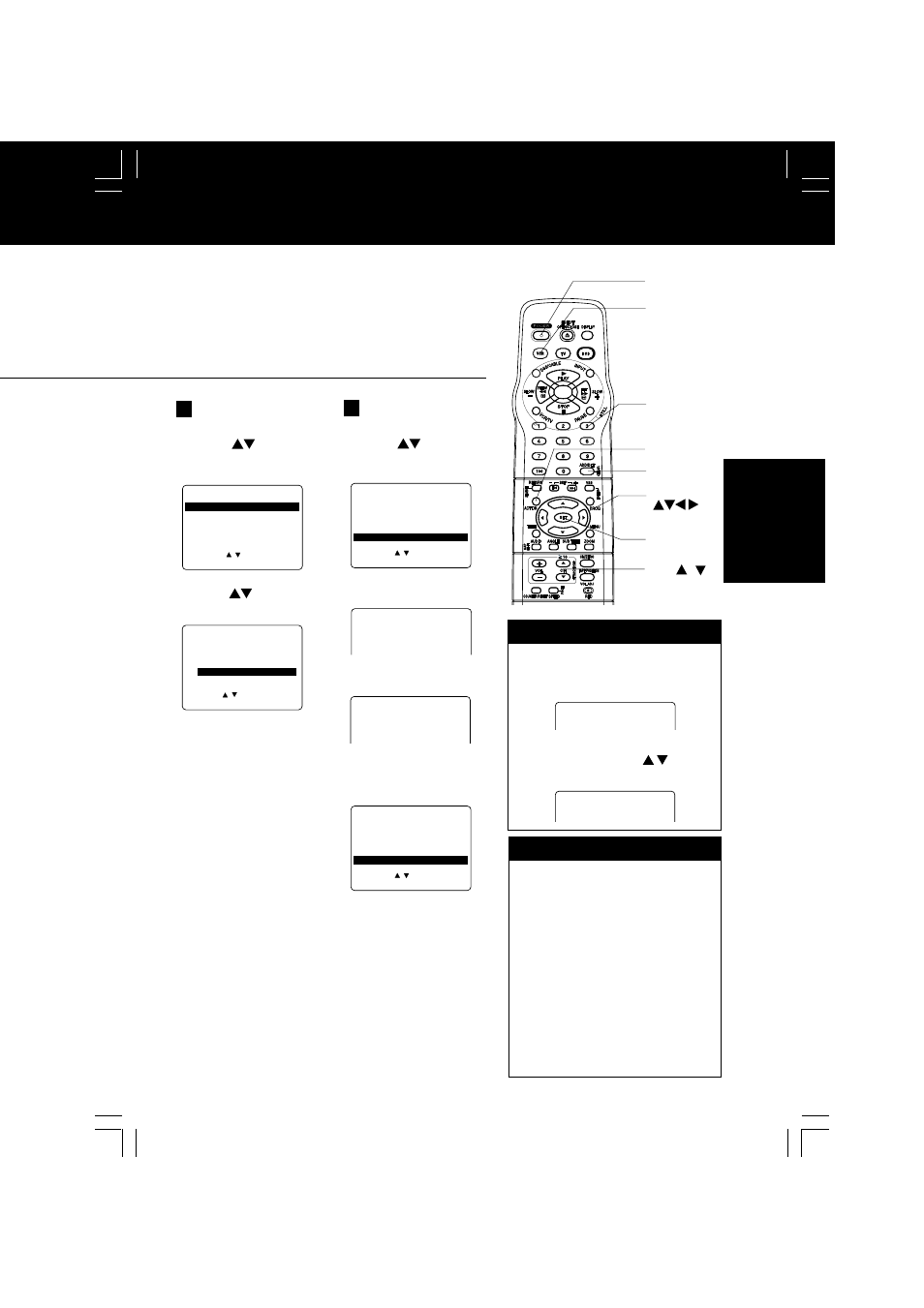 K, vcr’s output channel, Basic operation, Time zone adjust | Vcr’s output channel, Add or delete a channel, Dst (daylight saving time) | Panasonic LSQT0676A User Manual | Page 19 / 72