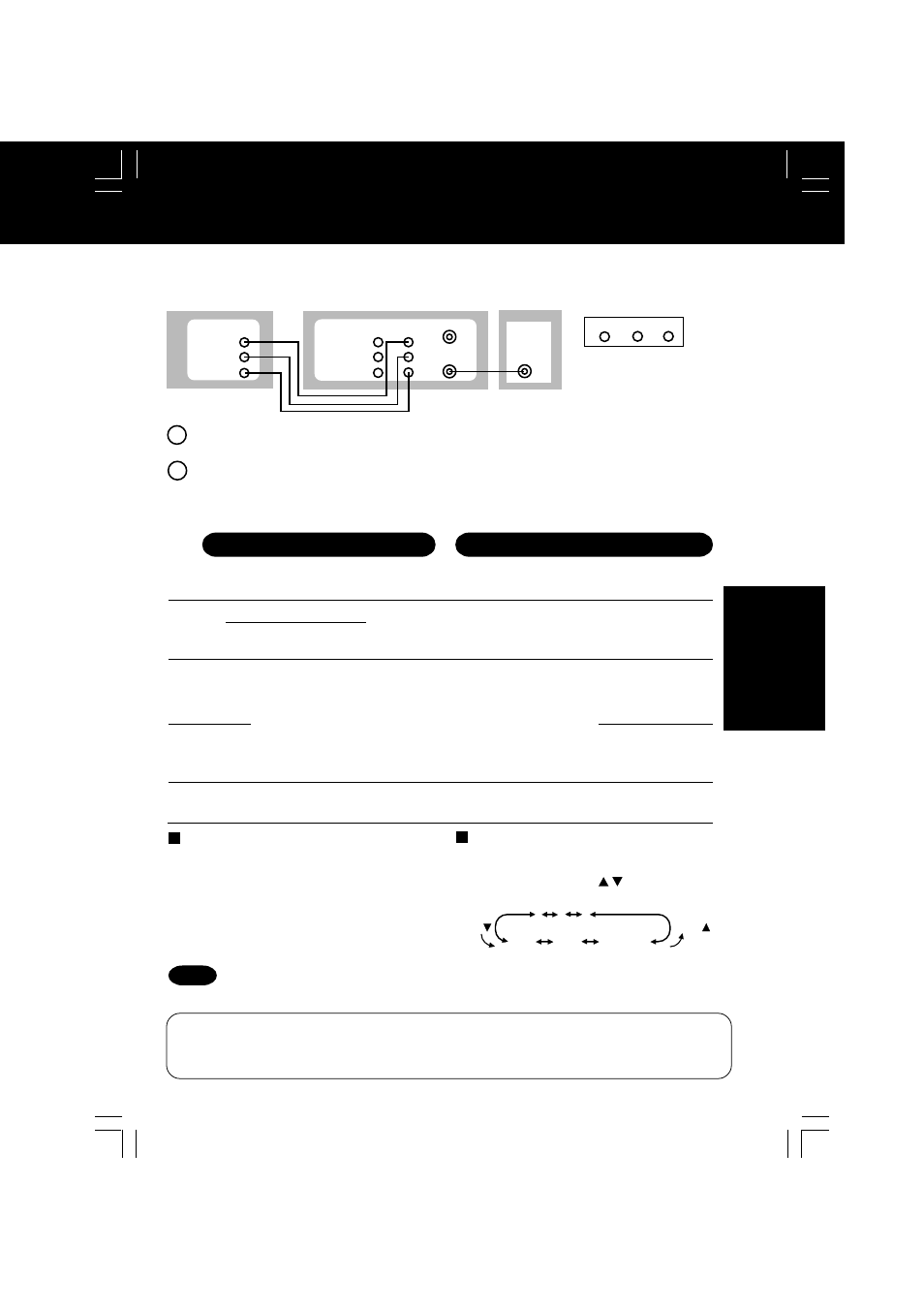 Copying your tapes (dubbing), Connection, Vcr operation | Panasonic LSQT0676A User Manual | Page 35 / 72