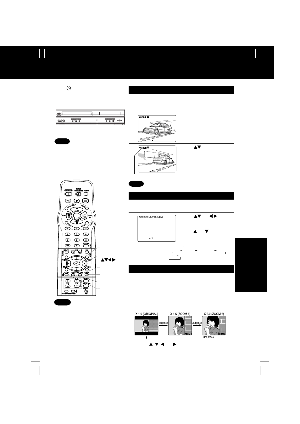 Dv d operation | Panasonic LSQT0676A User Manual | Page 37 / 72