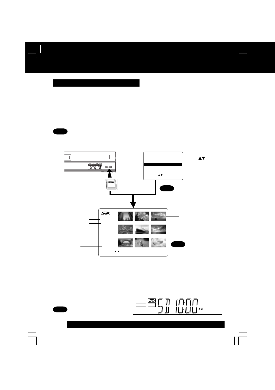 Sd card, Jpeg playback | Panasonic LSQT0676A User Manual | Page 58 / 72