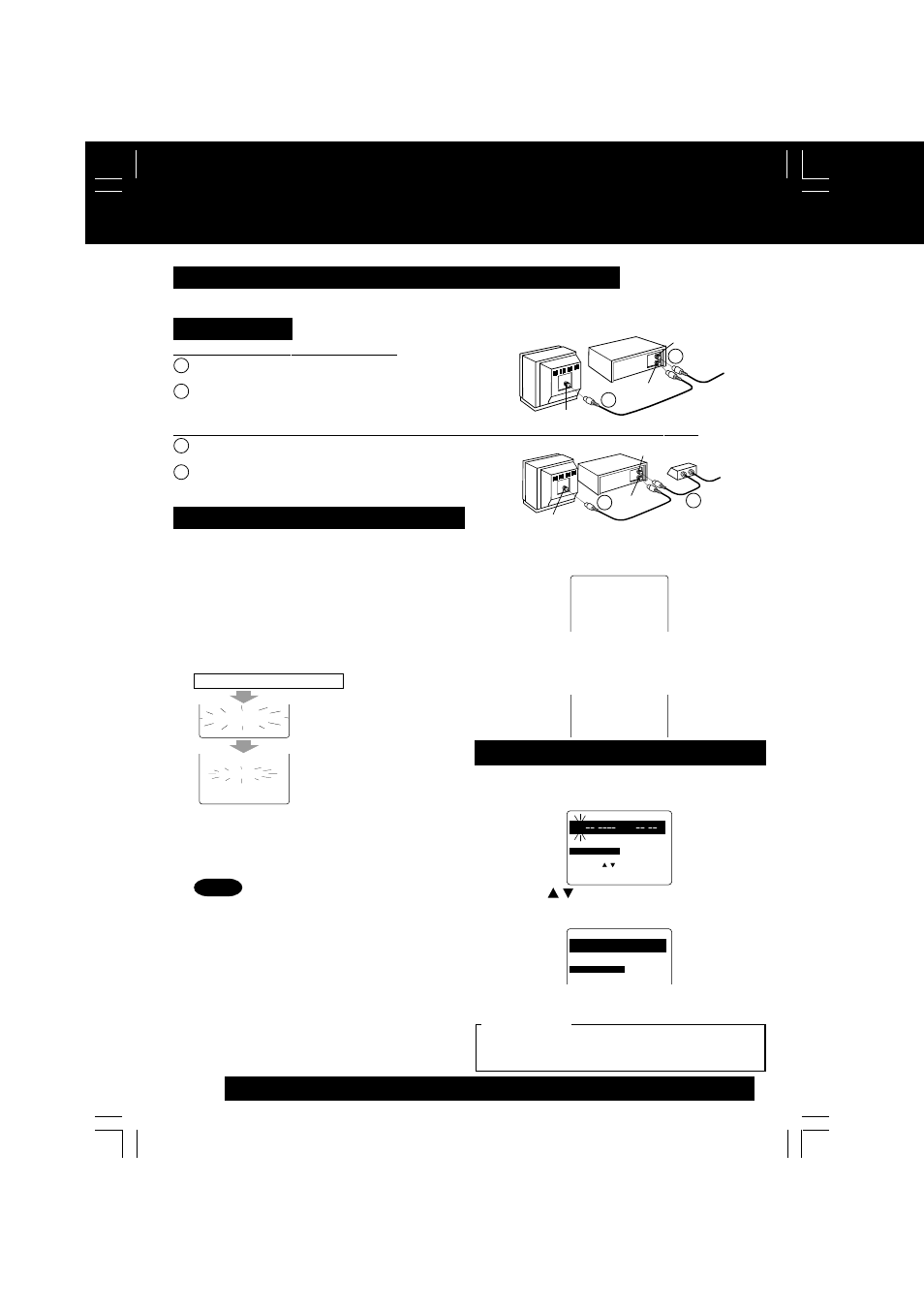 Spanish (espanol) quick use guide, Spanish quick use guide/ guía para rápida consulta, Para ajustar el idioma, canal y | Conexiones/configuracion inicial (ready to play), Conexiones, 21 2 1 configuracion inicial, Ajuste manual del reloj | Panasonic LSQT0676A User Manual | Page 66 / 72