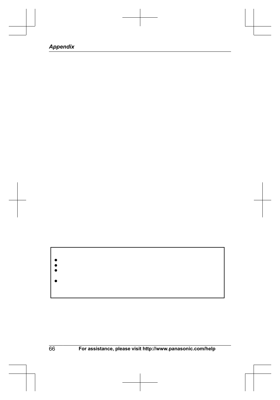 Panasonic KX-TG6645 User Manual | Page 66 / 68