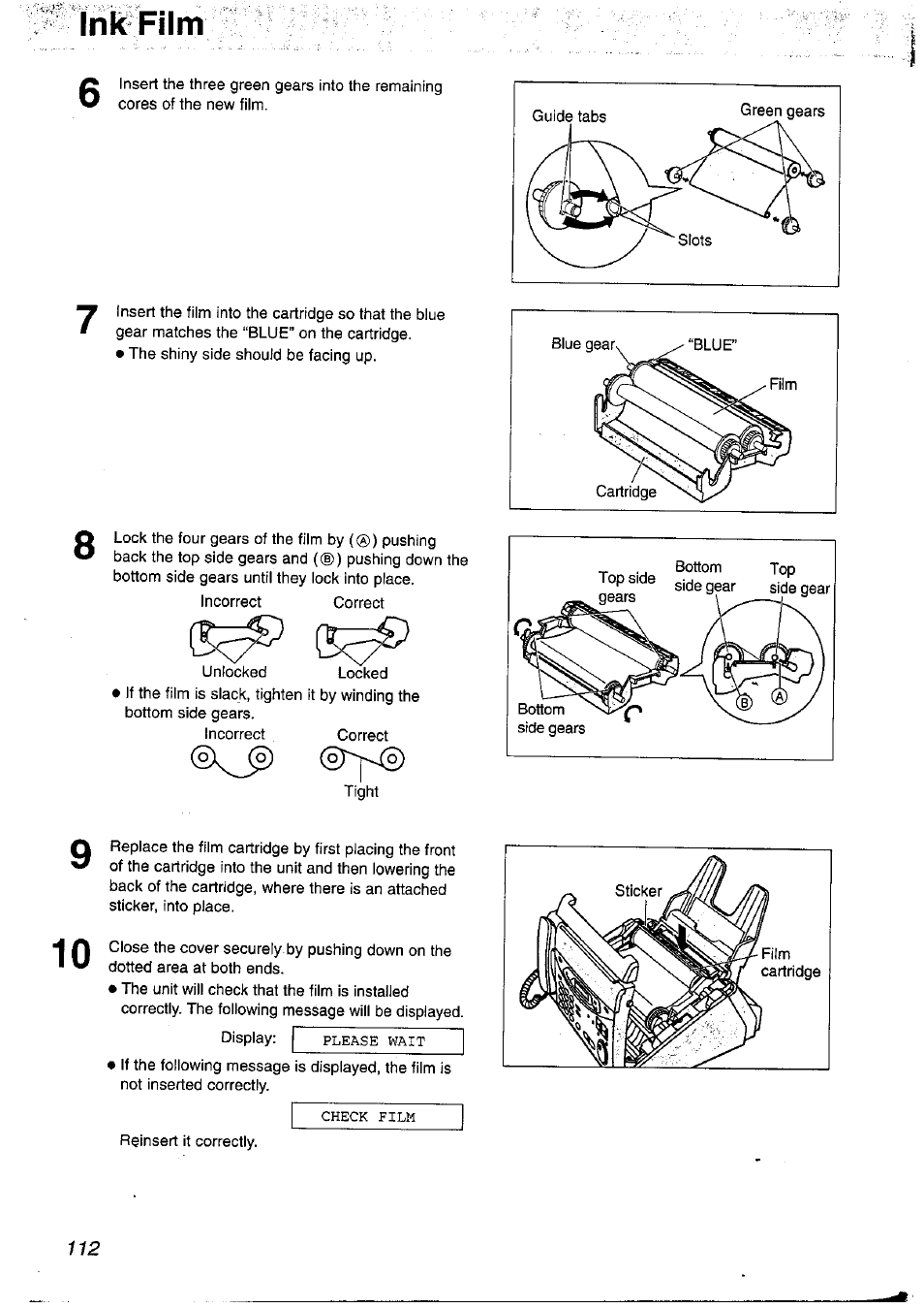 Iniirim | Panasonic KX-FP121NZ User Manual | Page 112 / 124