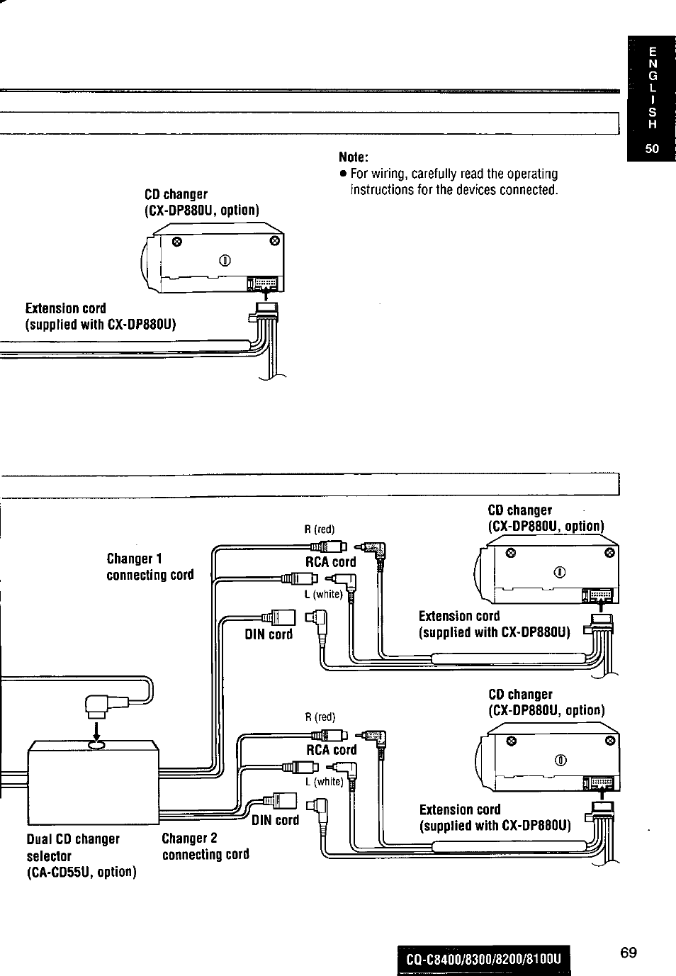 Panasonic CQ-C8300U User Manual | Page 69 / 176