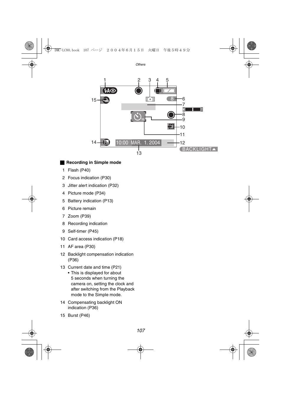 Panasonic DMC-LC70PP User Manual | Page 107 / 128