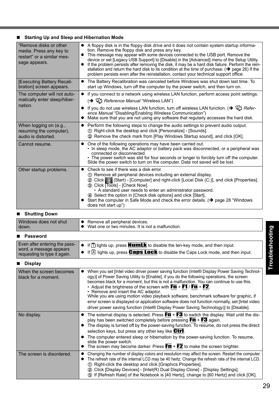 Panasonic CF-Y7 series User Manual | Page 29 / 44