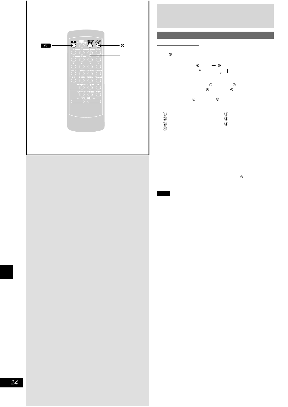 Using the timers using the play/record timer | Panasonic SC-AK300 User Manual | Page 24 / 28