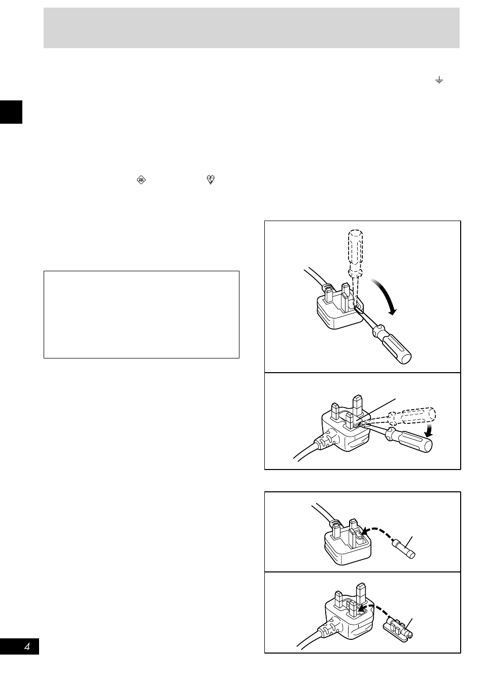 Caution for ac mains lead, For united kingdom) | Panasonic SC-AK300 User Manual | Page 4 / 28