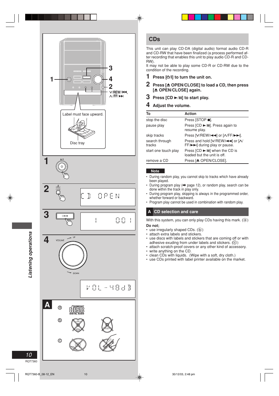 Panasonic SC-PM9 User Manual | Page 10 / 24