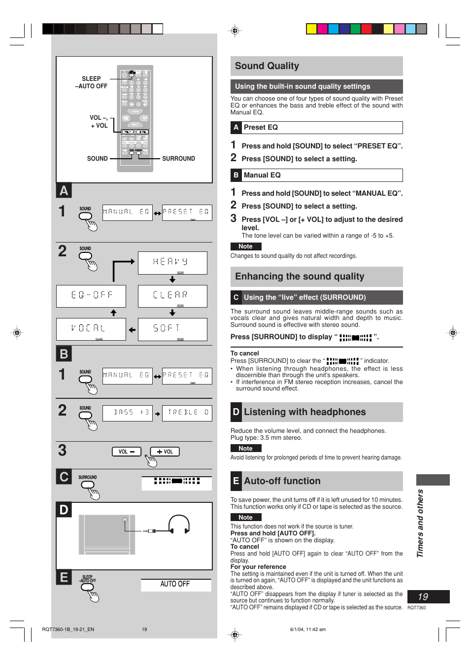 Panasonic SC-PM9 User Manual | Page 19 / 24