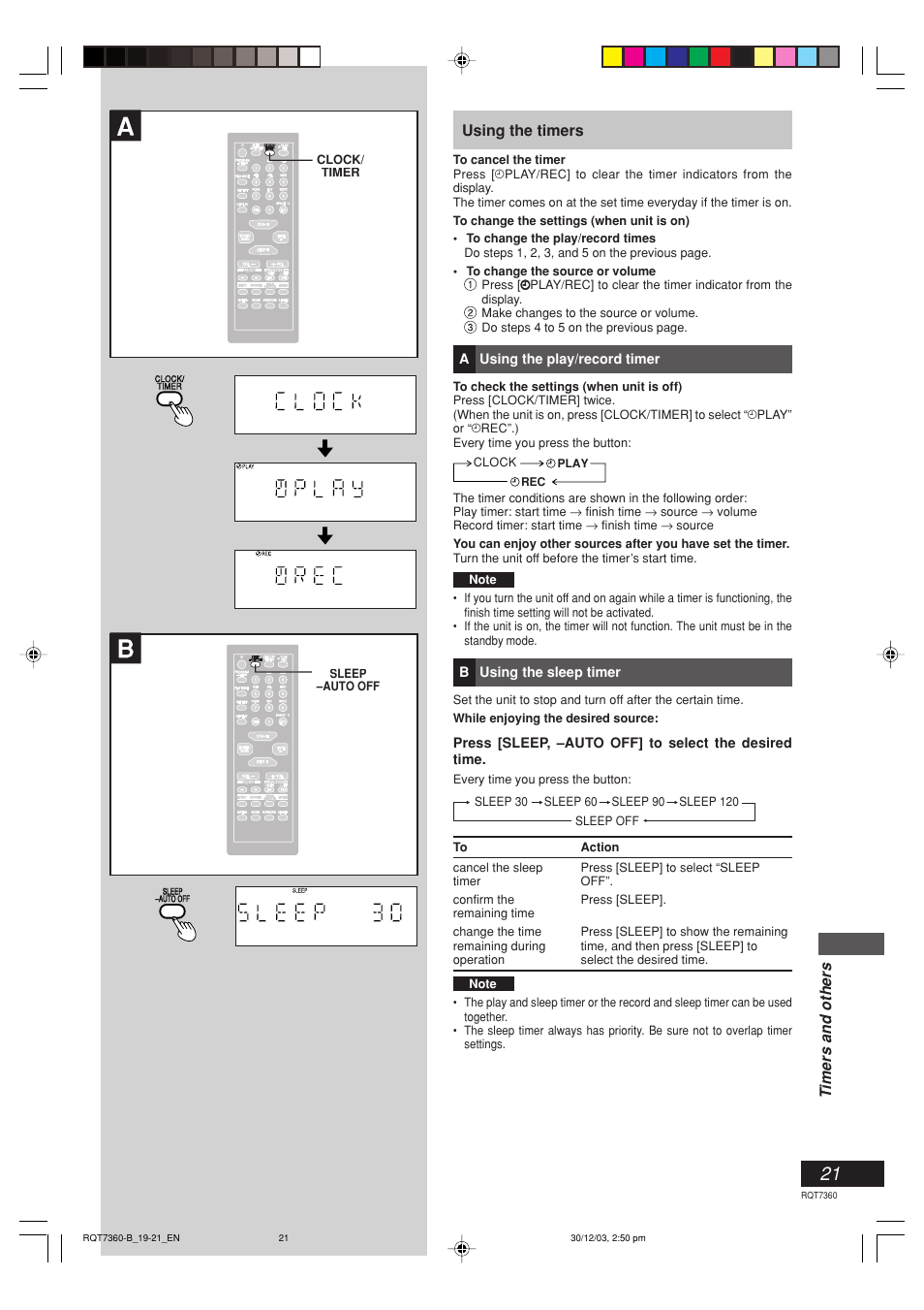Panasonic SC-PM9 User Manual | Page 21 / 24