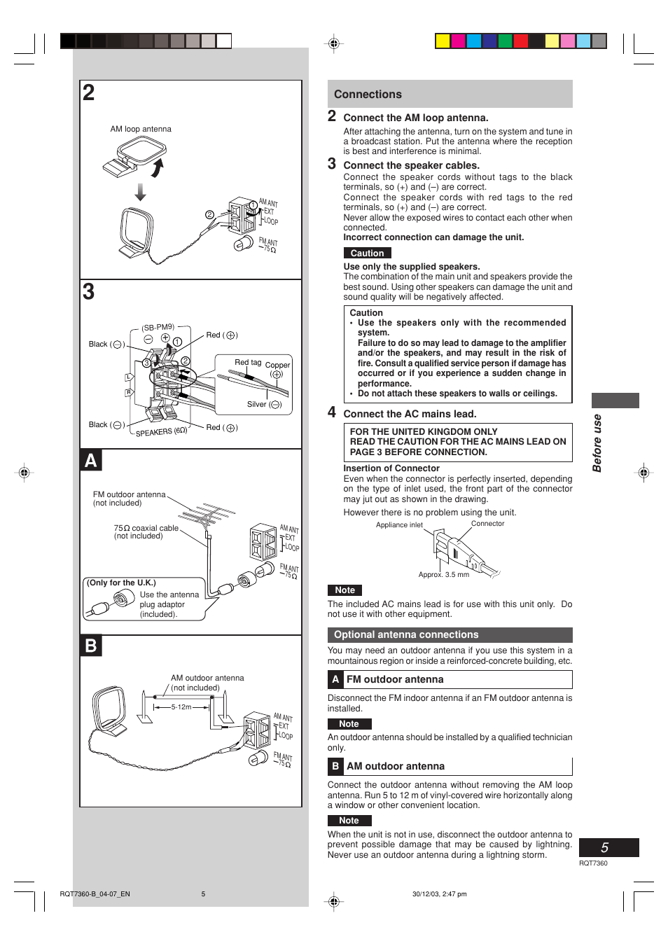 Panasonic SC-PM9 User Manual | Page 5 / 24