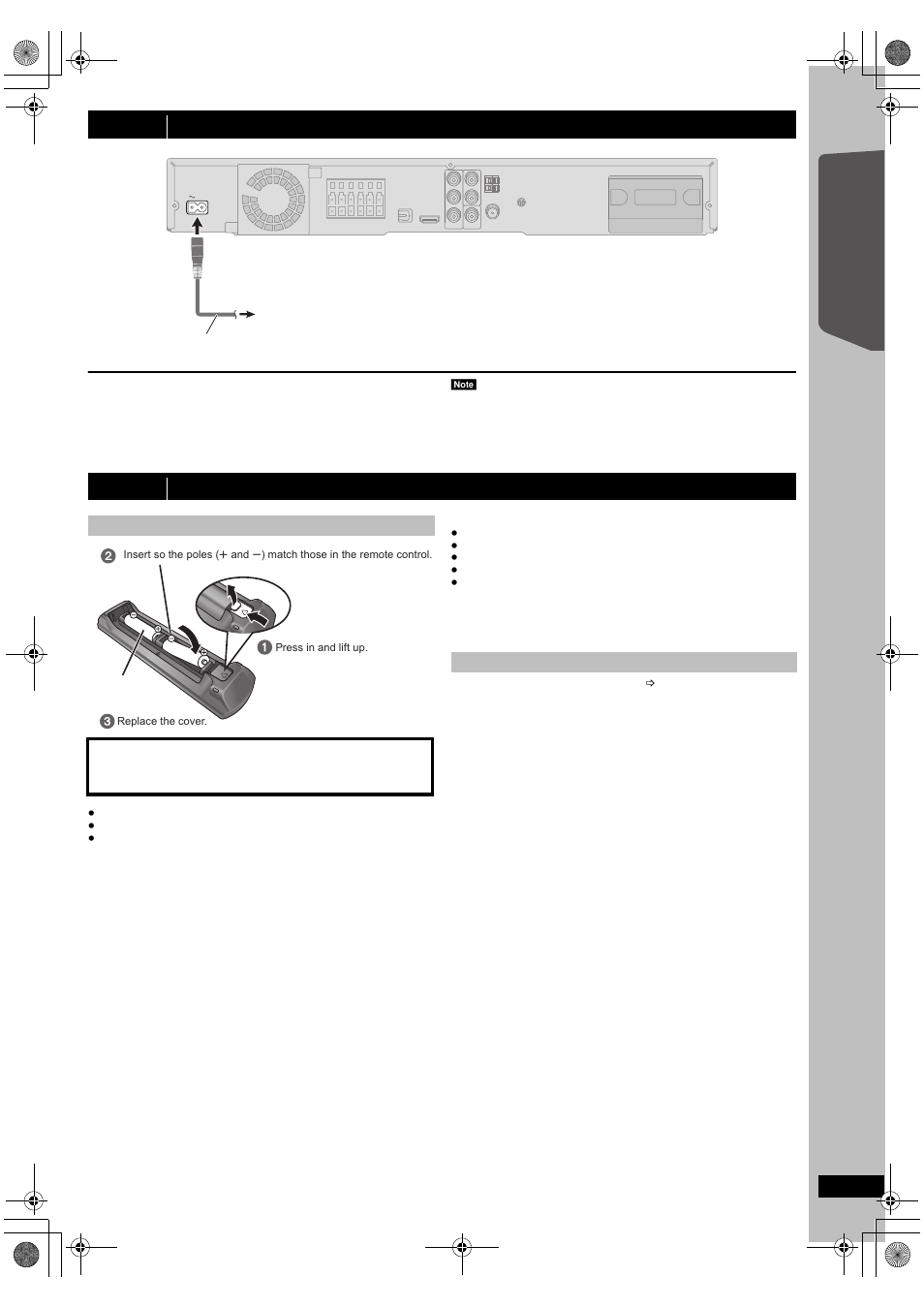 Quick start gu ide | Panasonic SC-PT673 User Manual | Page 11 / 40