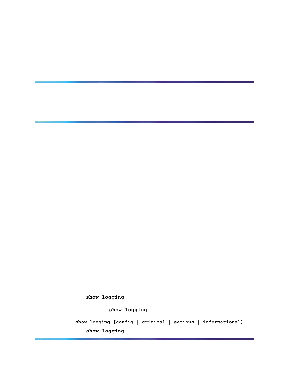 Configuring network monitoring using cli, Setting the system event log, Chapter 2 configuring network monitoring using cli | Panasonic 470 User Manual | Page 31 / 132