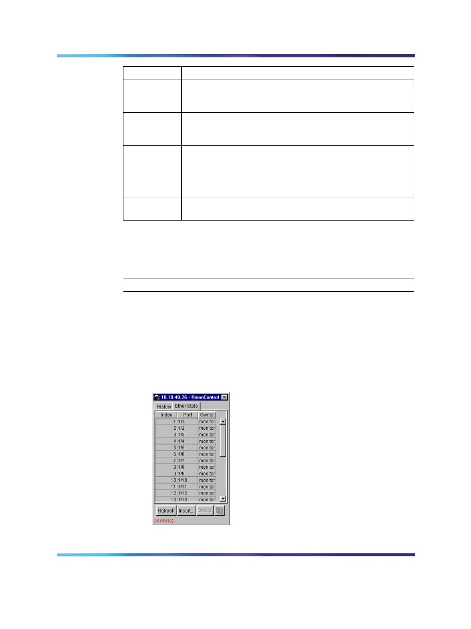 Enabling ethernet statistics gathering | Panasonic 470 User Manual | Page 96 / 132