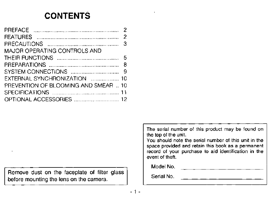 Panasonic GP-MF130 User Manual | Page 3 / 16