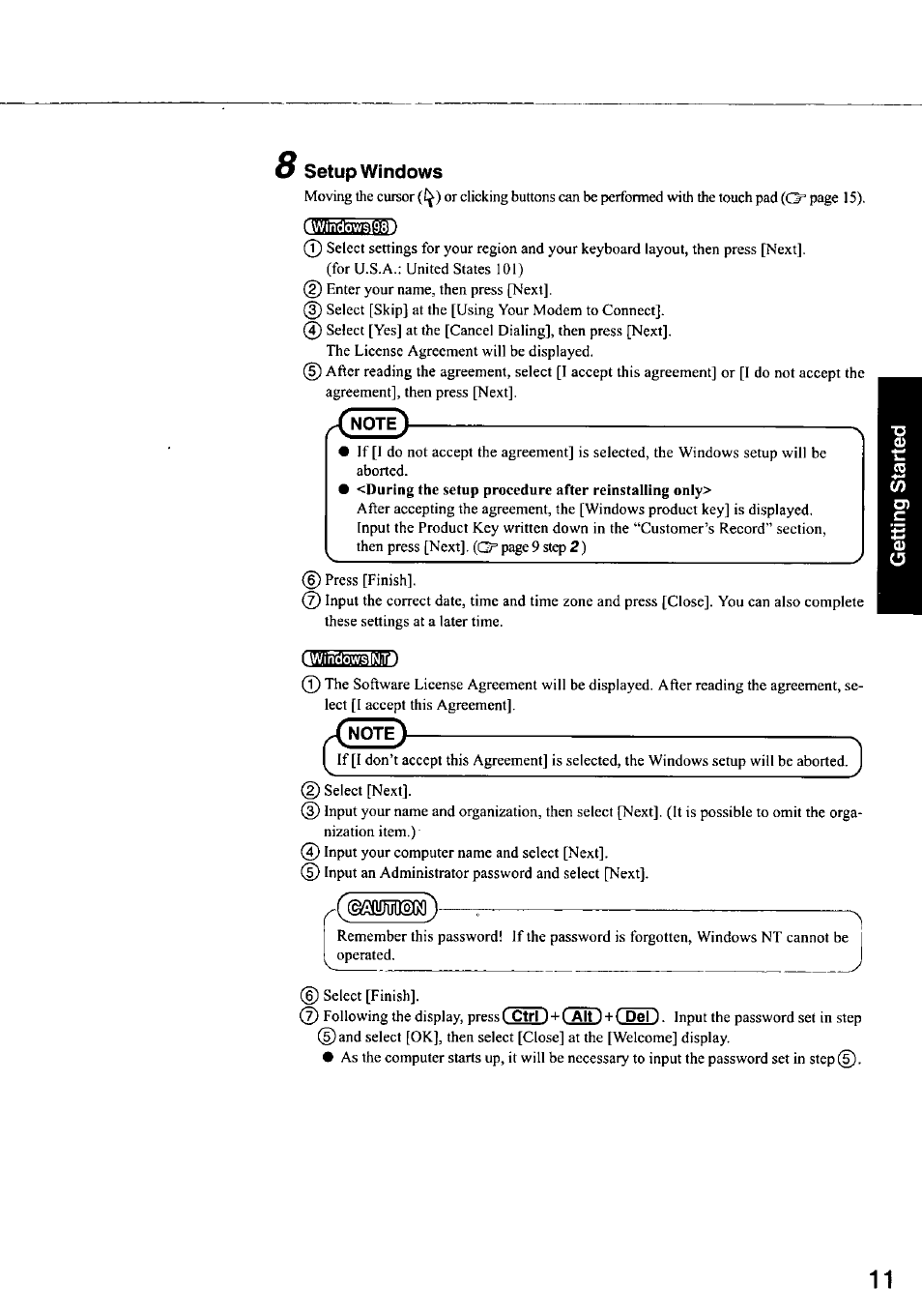 Panasonic CF-48 User Manual | Page 11 / 38