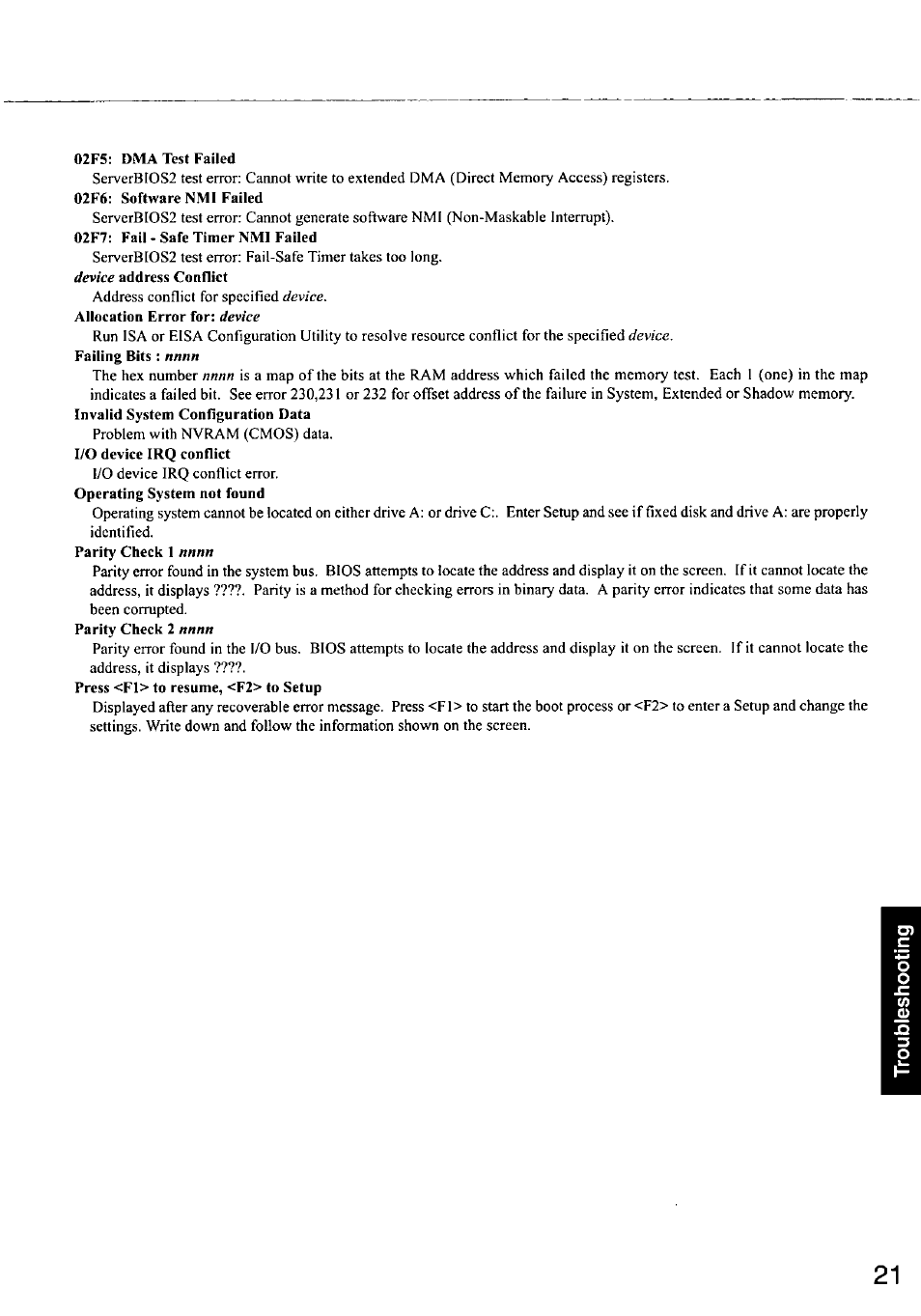 Panasonic CF-48 User Manual | Page 21 / 38
