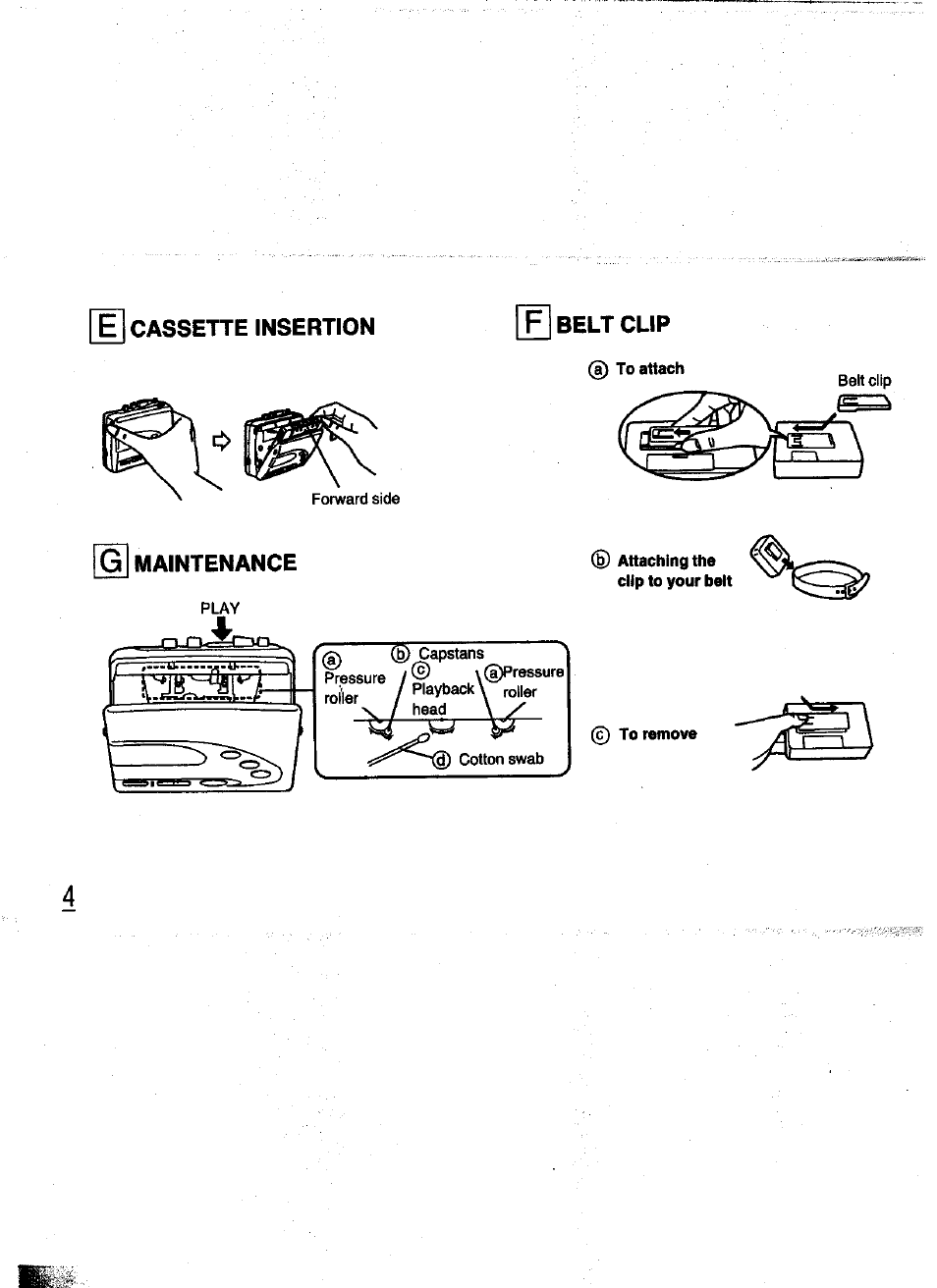 Panasonic RQ-V200 User Manual | Page 4 / 16