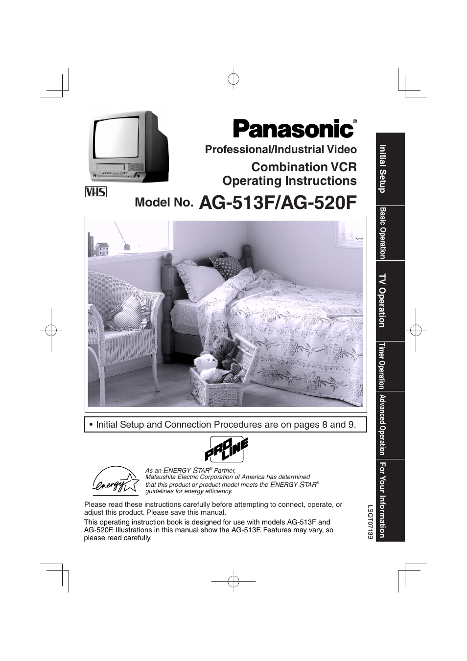 Panasonic AG-520F User Manual | 36 pages