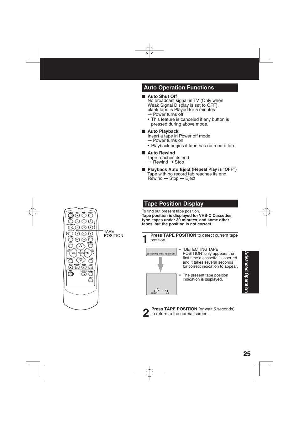Panasonic AG-520F User Manual | Page 25 / 36