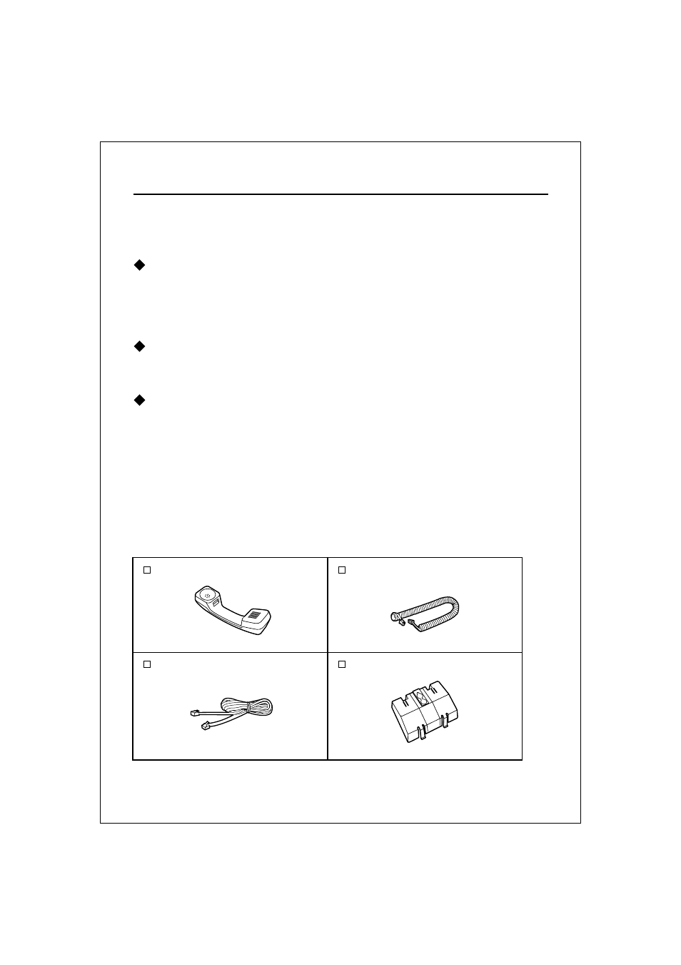 Before initial use, Accessories (included) | Panasonic KX-T7633 User Manual | Page 2 / 25