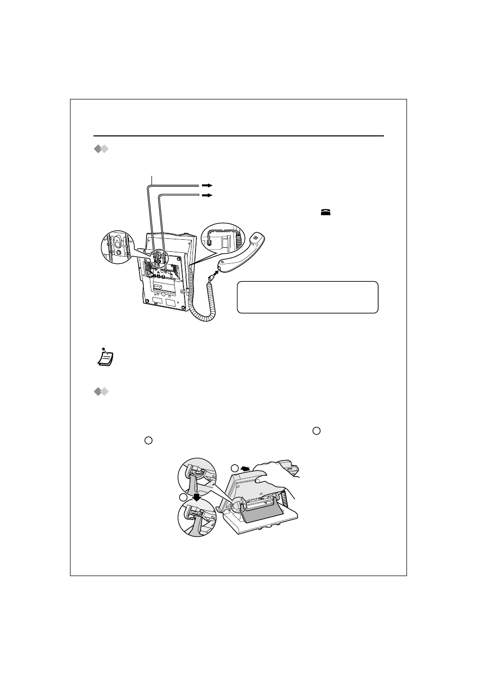 Tilt angle adjustment, Before operating the telephones | Panasonic KX-T7633 User Manual | Page 6 / 25