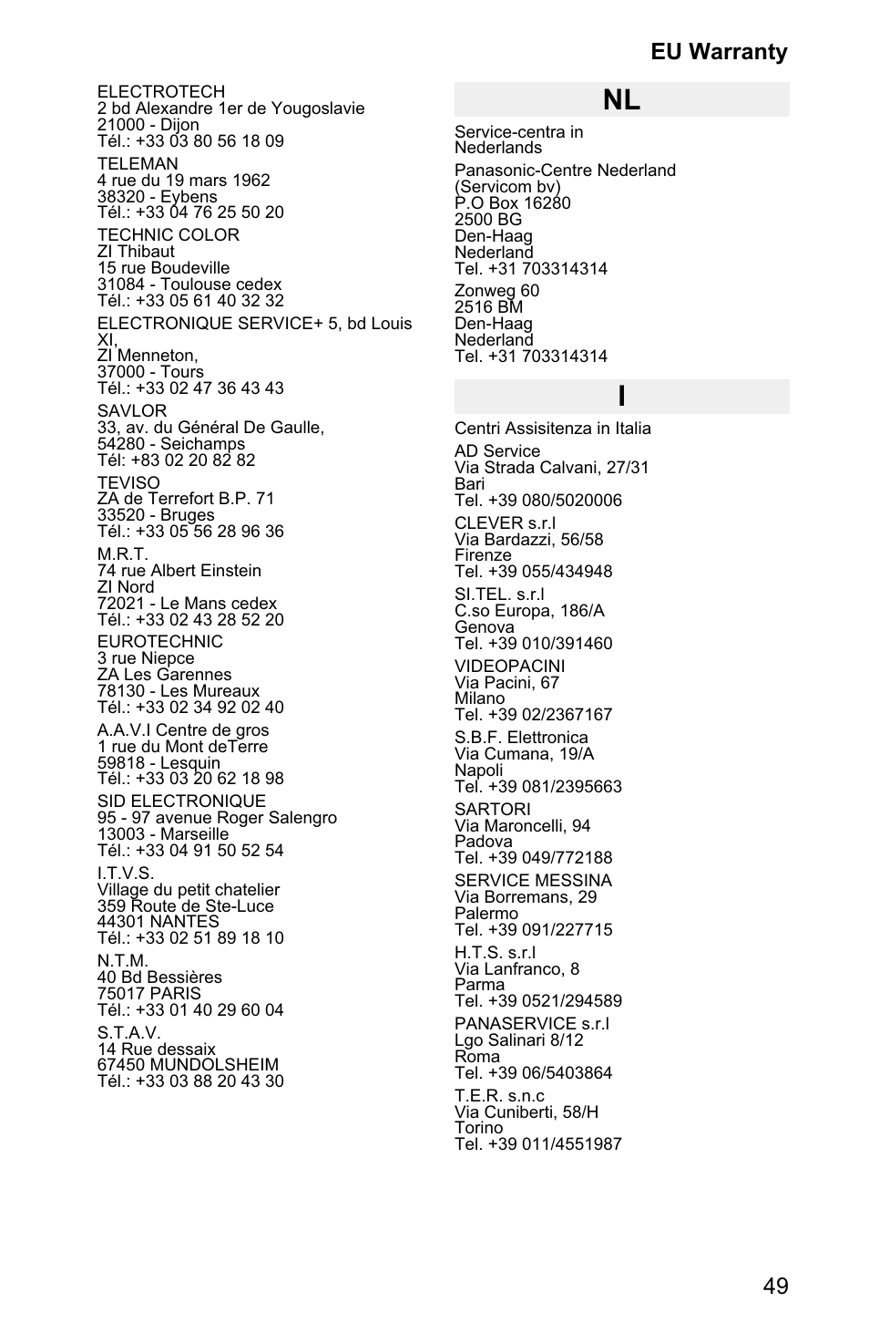 Panasonic EB-GD90 User Manual | Page 53 / 60