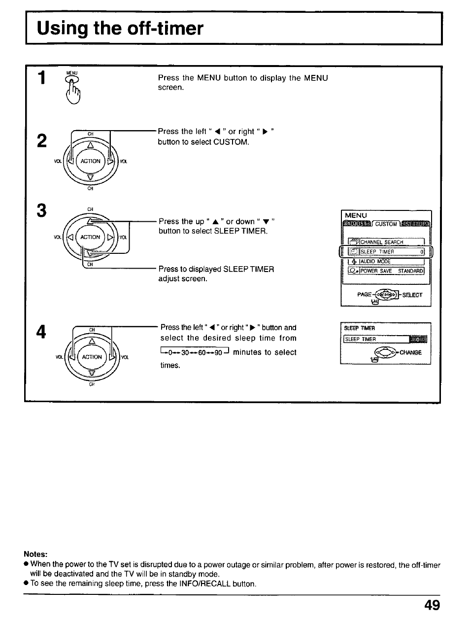 Notes | Panasonic CT-30WX50 User Manual | Page 49 / 72