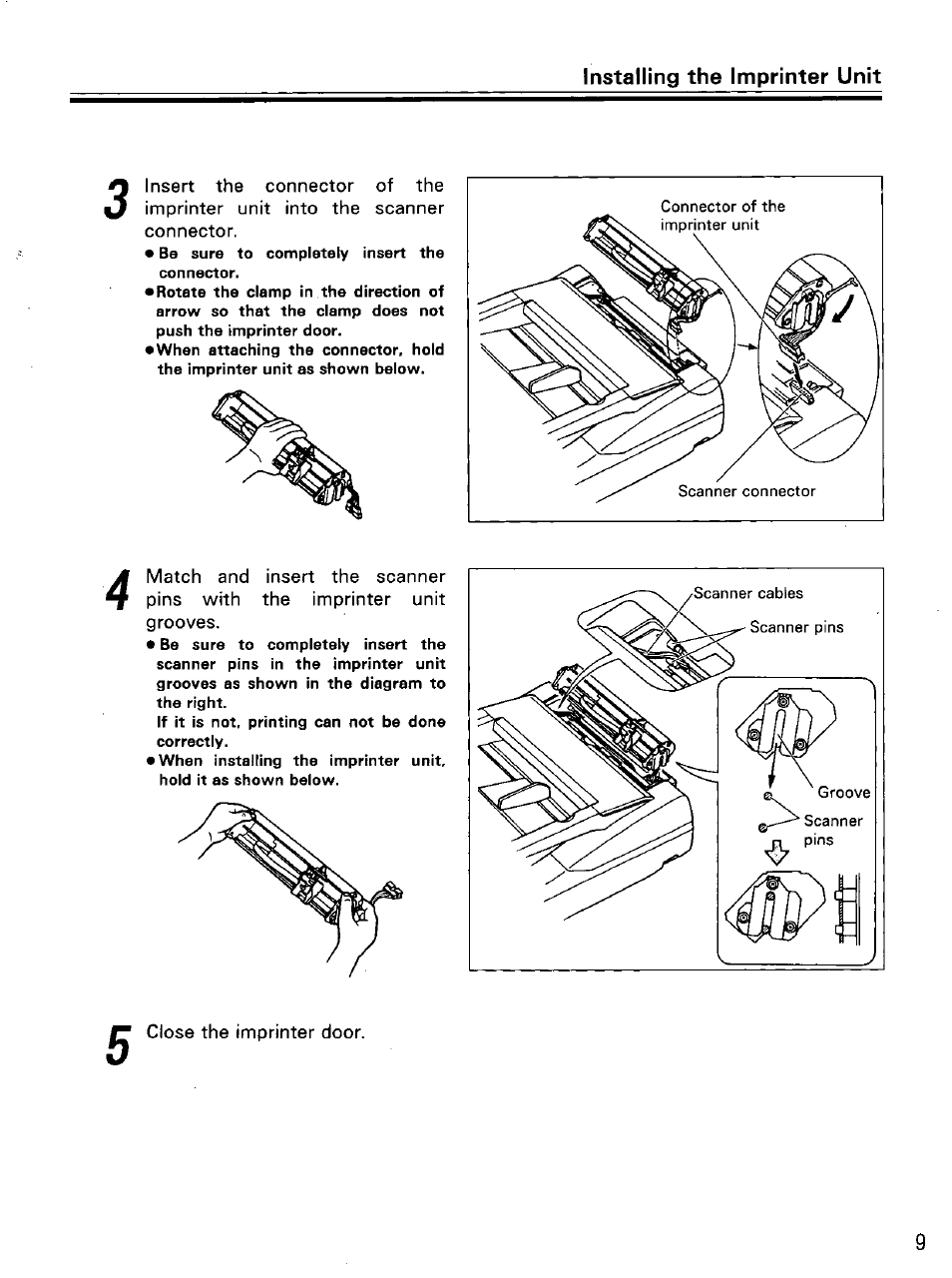 Panasonic KV-SS010 User Manual | Page 9 / 16