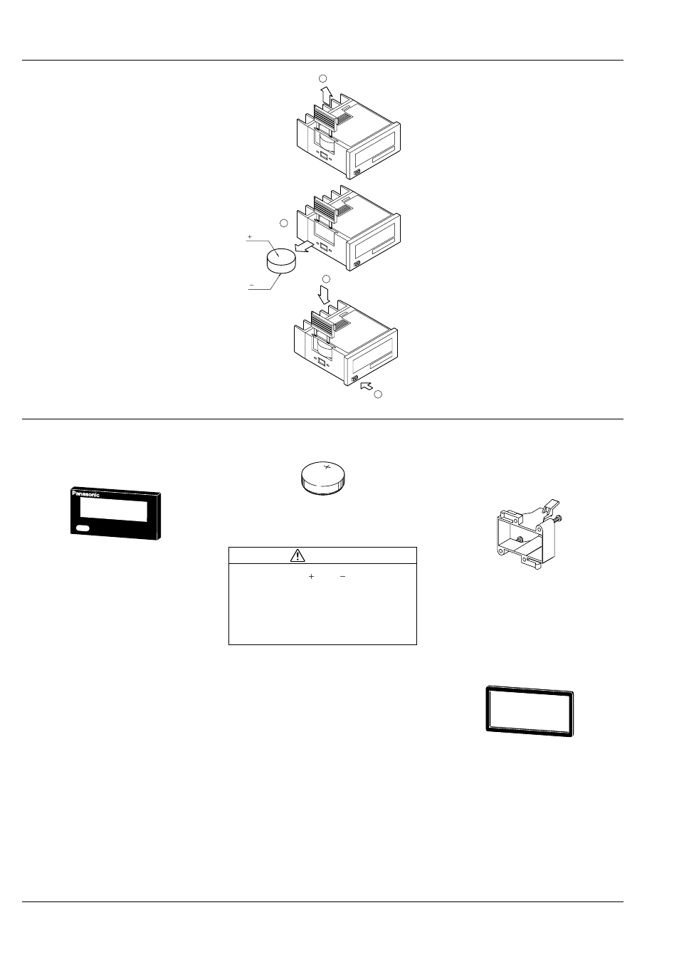 Lc2h, Options, Warning | Panasonic LC2H User Manual | Page 18 / 34