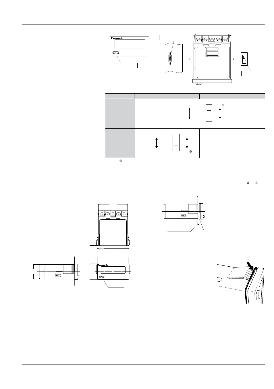 Lc2h, Part names, Dimensions | Panasonic LC2H User Manual | Page 5 / 34