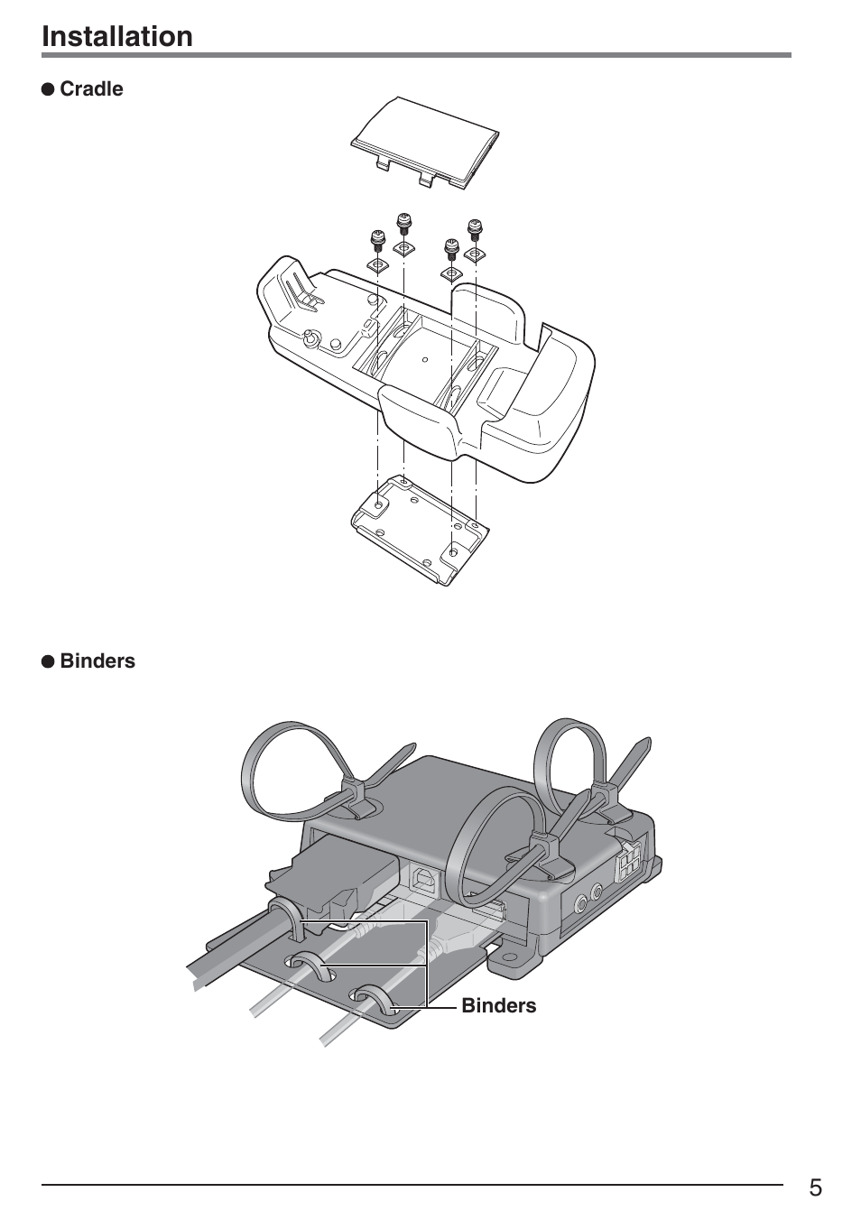 Installation | Panasonic CF-P2 User Manual | Page 5 / 7