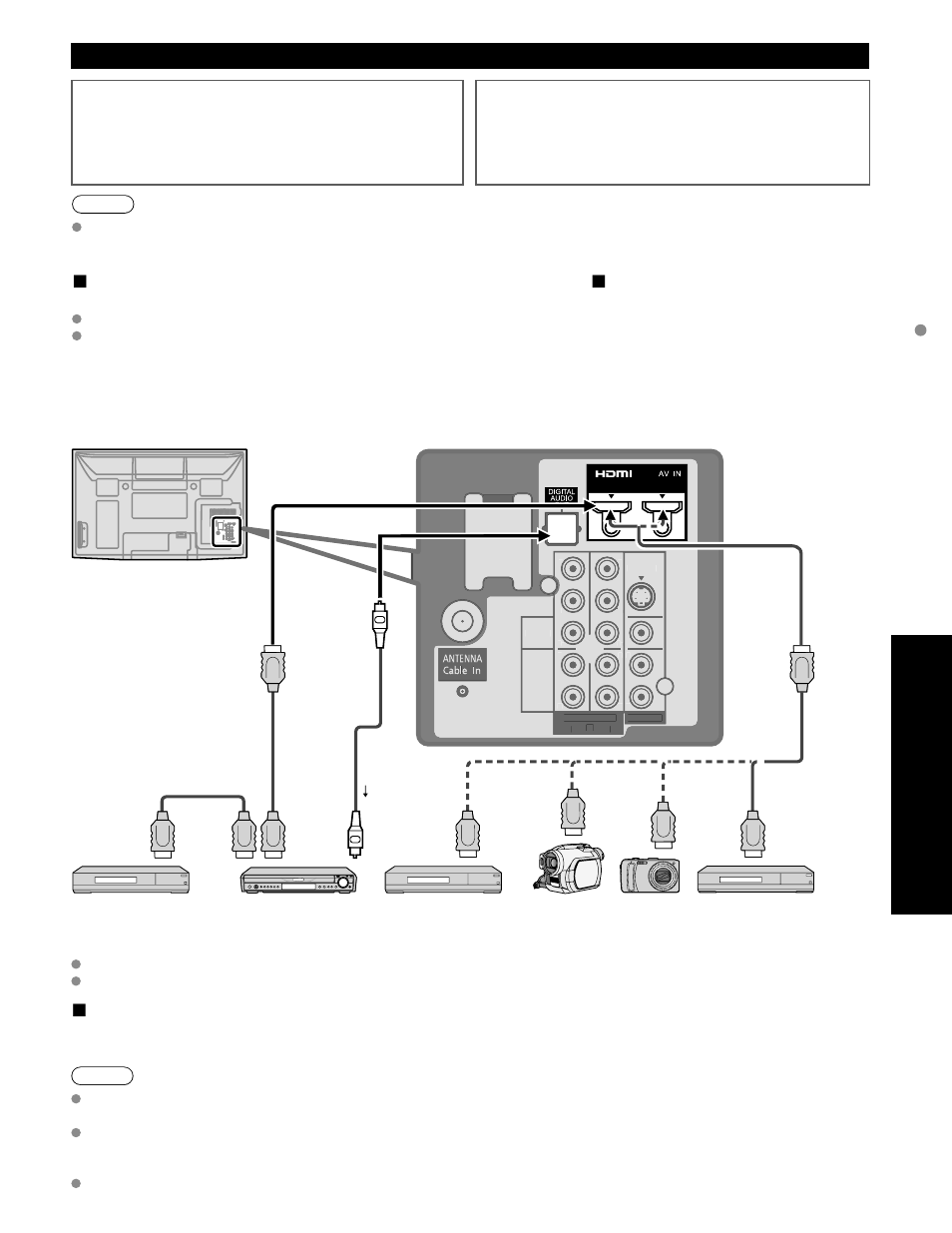 Viera link connections, Advanced, Viera link | Hda vi control, Connections, Setting of this unit after connection | Panasonic HDMI TC-P50C1 User Manual | Page 31 / 71