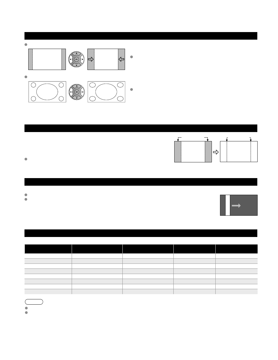 H size, 3 side bars, Scrolling bar | Input signals that can be displayed, Technical information, Continued) | Panasonic HDMI TC-P50C1 User Manual | Page 48 / 71