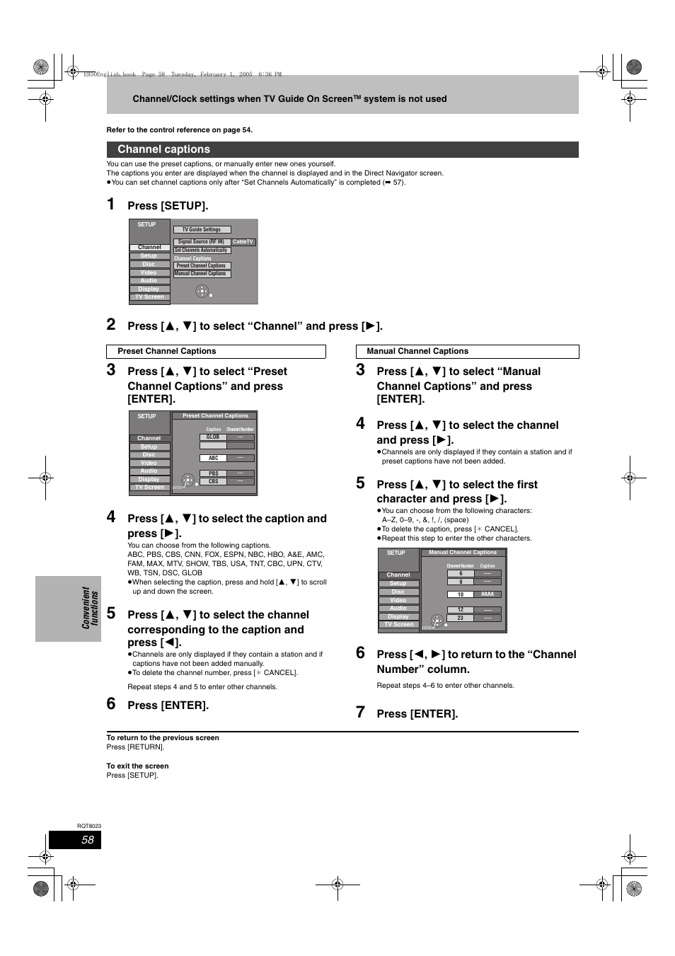 Panasonic DMR-EH50 User Manual | Page 58 / 76