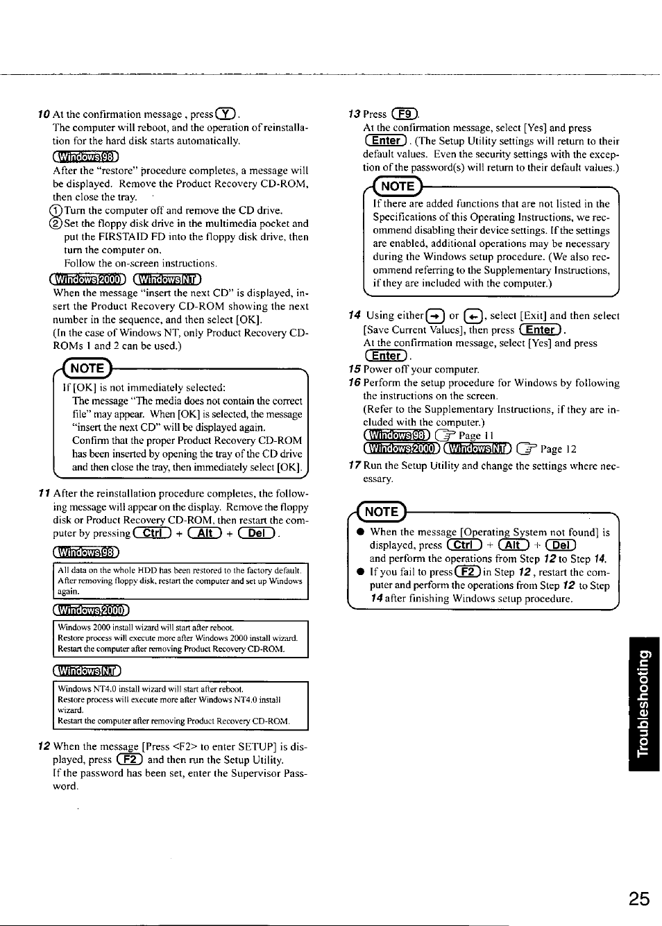 4wir^q^2'ojoo)m4win30, 4winclow^98l, 4wirk)owsf2w0 | Panasonic TOUGHBOOK CF-28 User Manual | Page 25 / 36