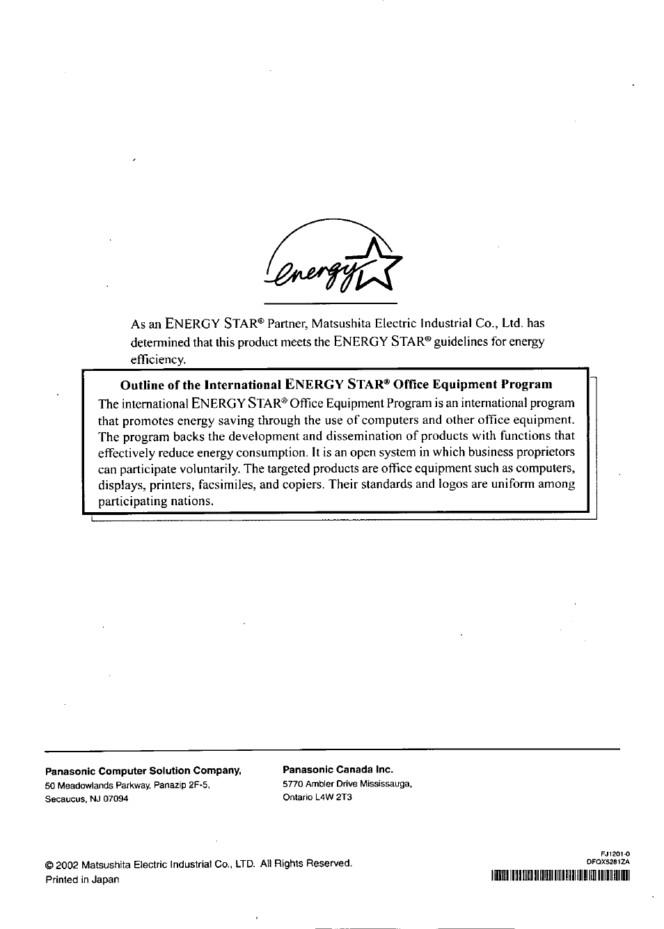 Panasonic TOUGHBOOK CF-28 User Manual | Page 36 / 36