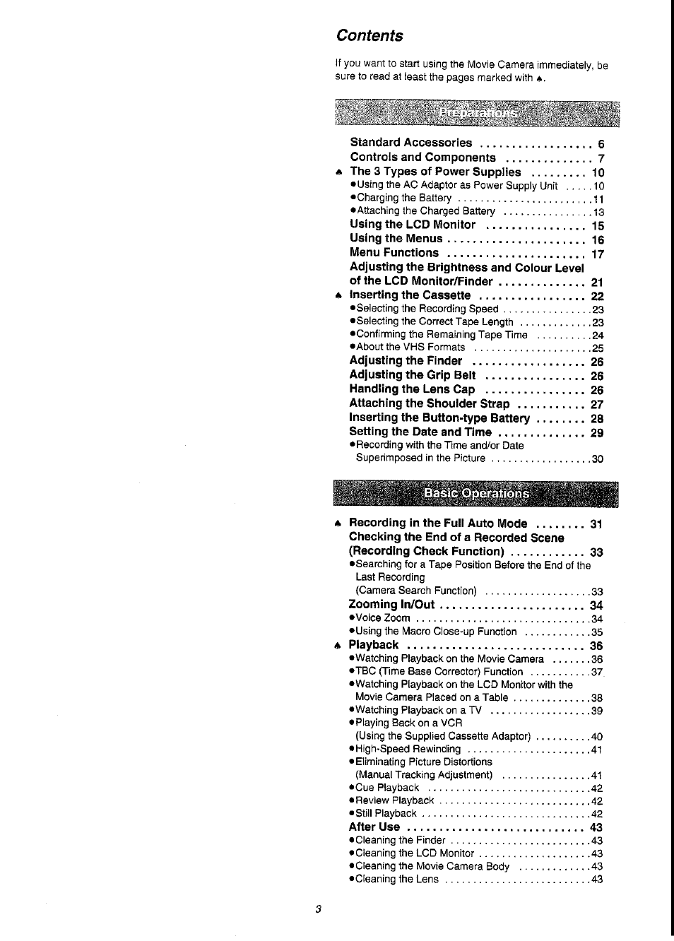 Panasonic NV-VS3A User Manual | Page 3 / 88