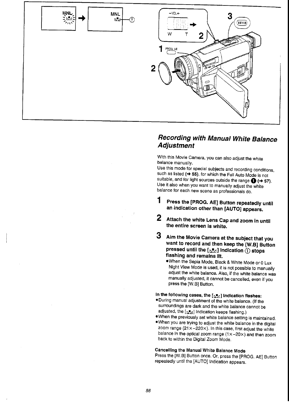 Panasonic NV-VS3A User Manual | Page 56 / 88