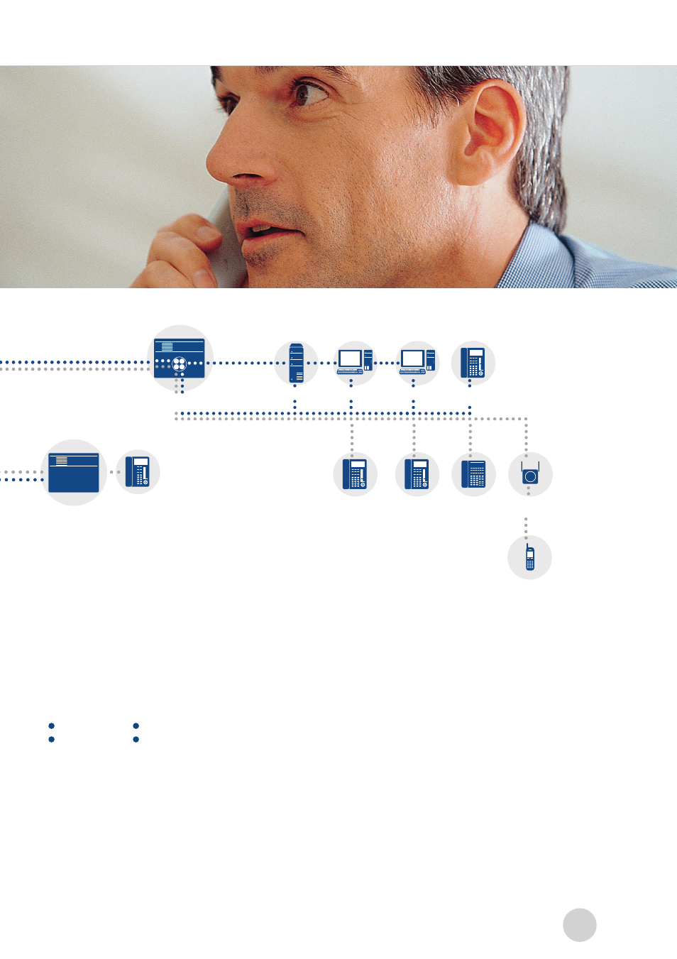Ip telephony, Qsig networking | Panasonic KX-TDA200 User Manual | Page 13 / 16