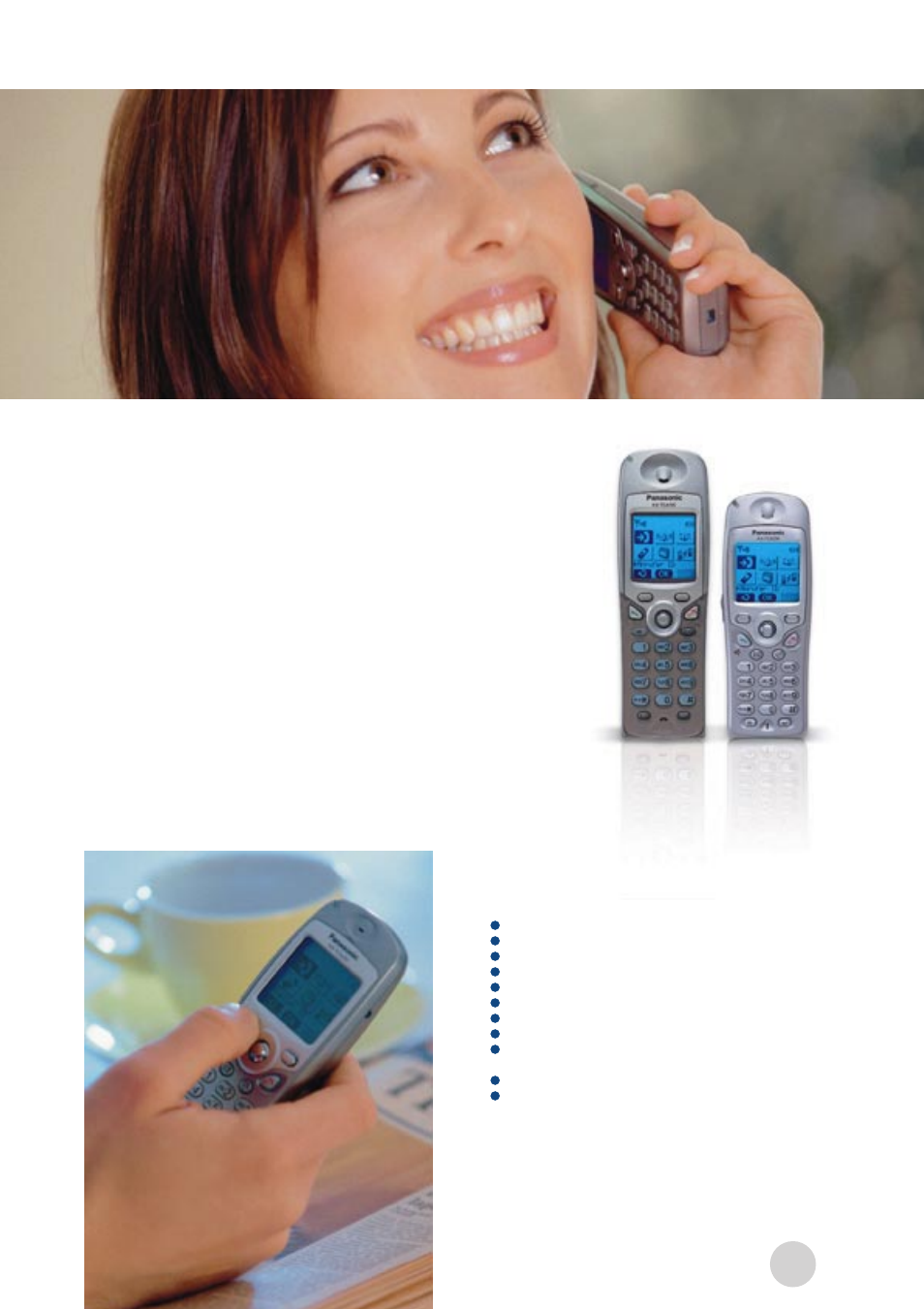 Dect mobility, For superb mobility | Panasonic KX-TDA200 User Manual | Page 9 / 16