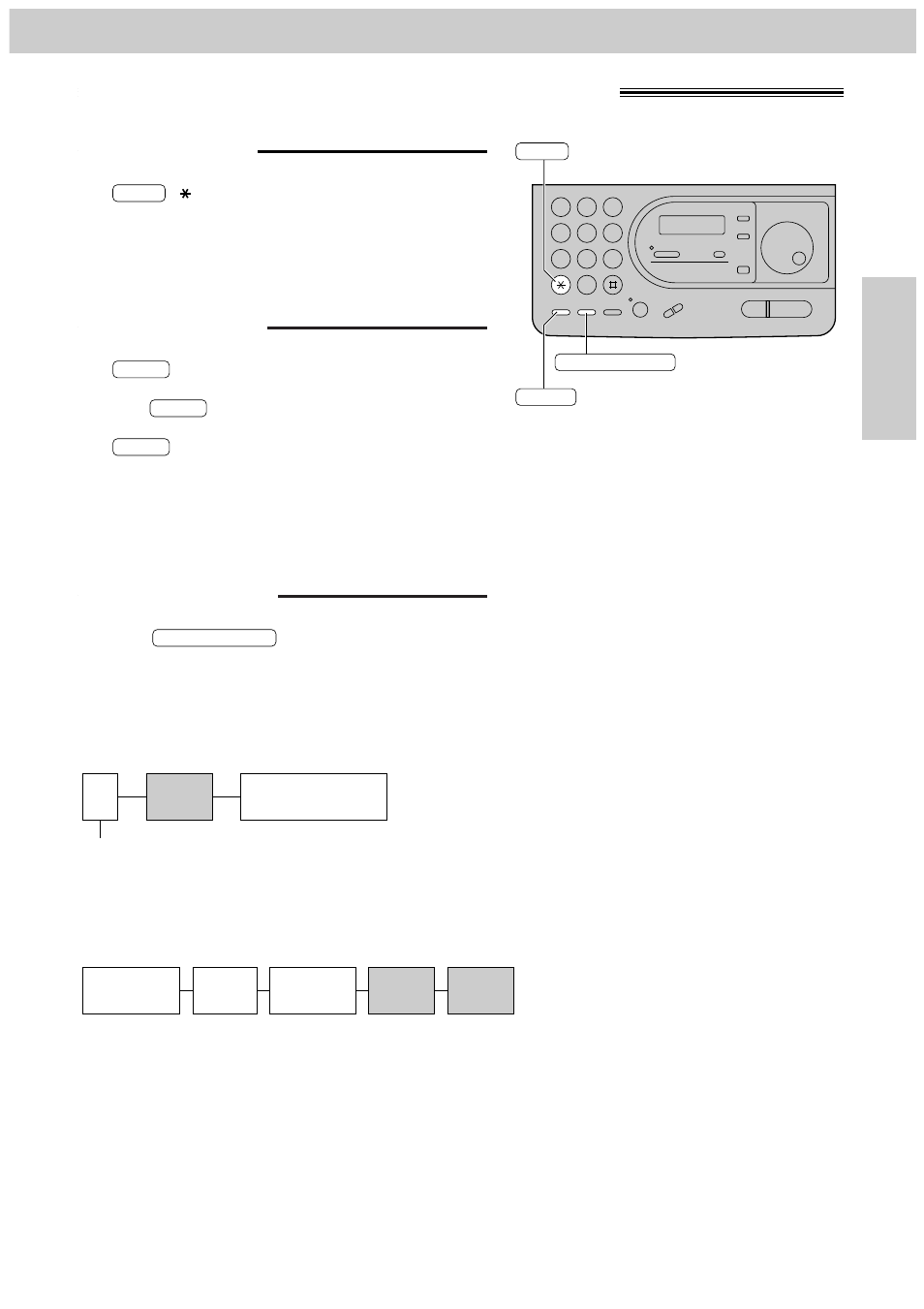 Tone, flash and pause buttons, Tone button flash button, Entering pauses | Making and answering calls | Panasonic KX-FT34HK User Manual | Page 25 / 74