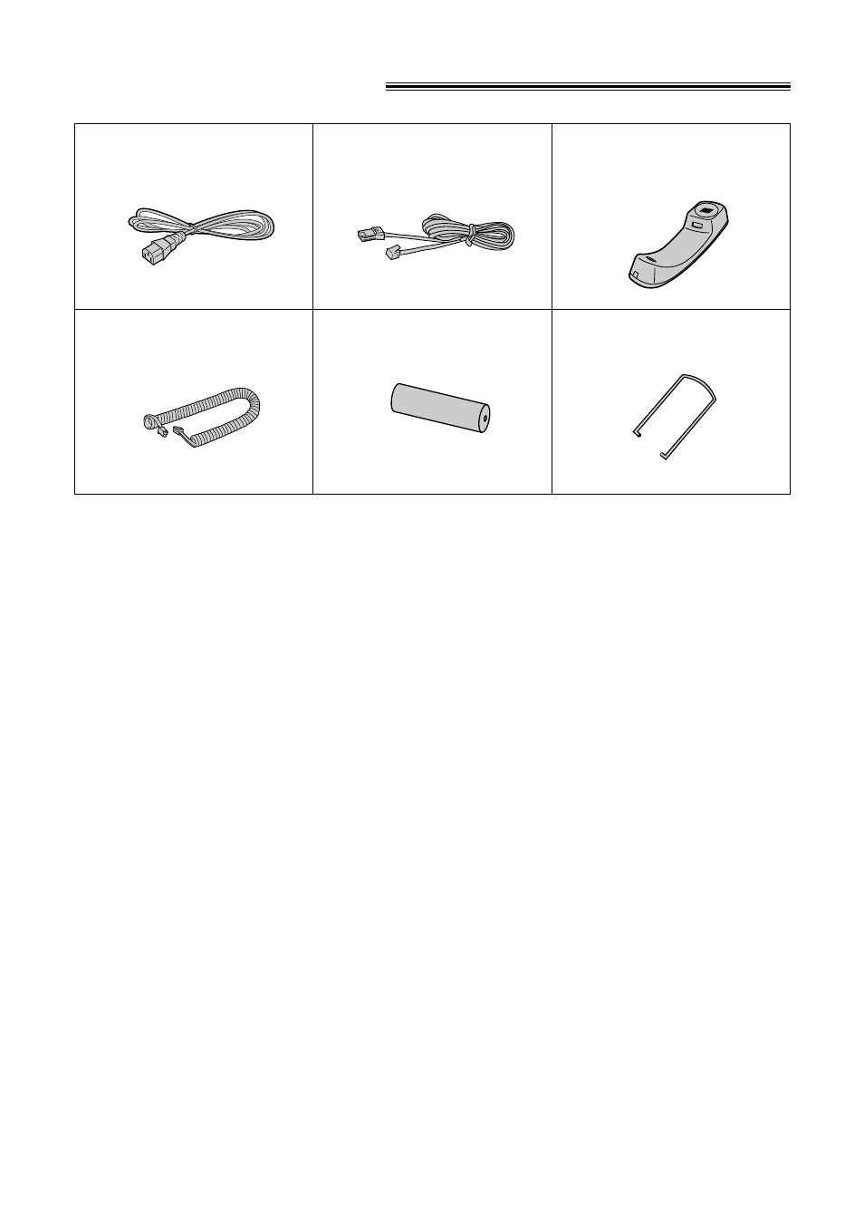 Included accessories | Panasonic KX-FT34HK User Manual | Page 4 / 74