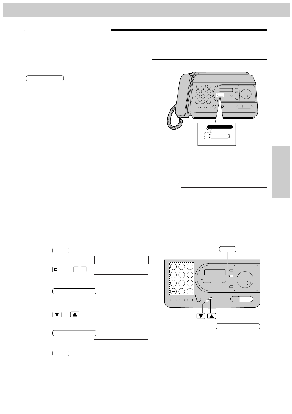 Fax only mode, All calls are received as faxes), Activating the fax only mode | Setting the fax only mode ring count, Receiving faxes | Panasonic KX-FT34HK User Manual | Page 41 / 74