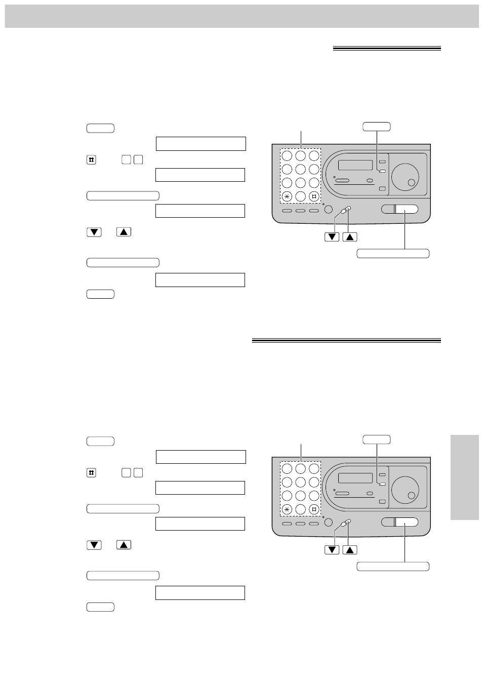 Changing the lcd display contrast, Setting the original mode, Display contrast / original mode | Panasonic KX-FT34HK User Manual | Page 67 / 74