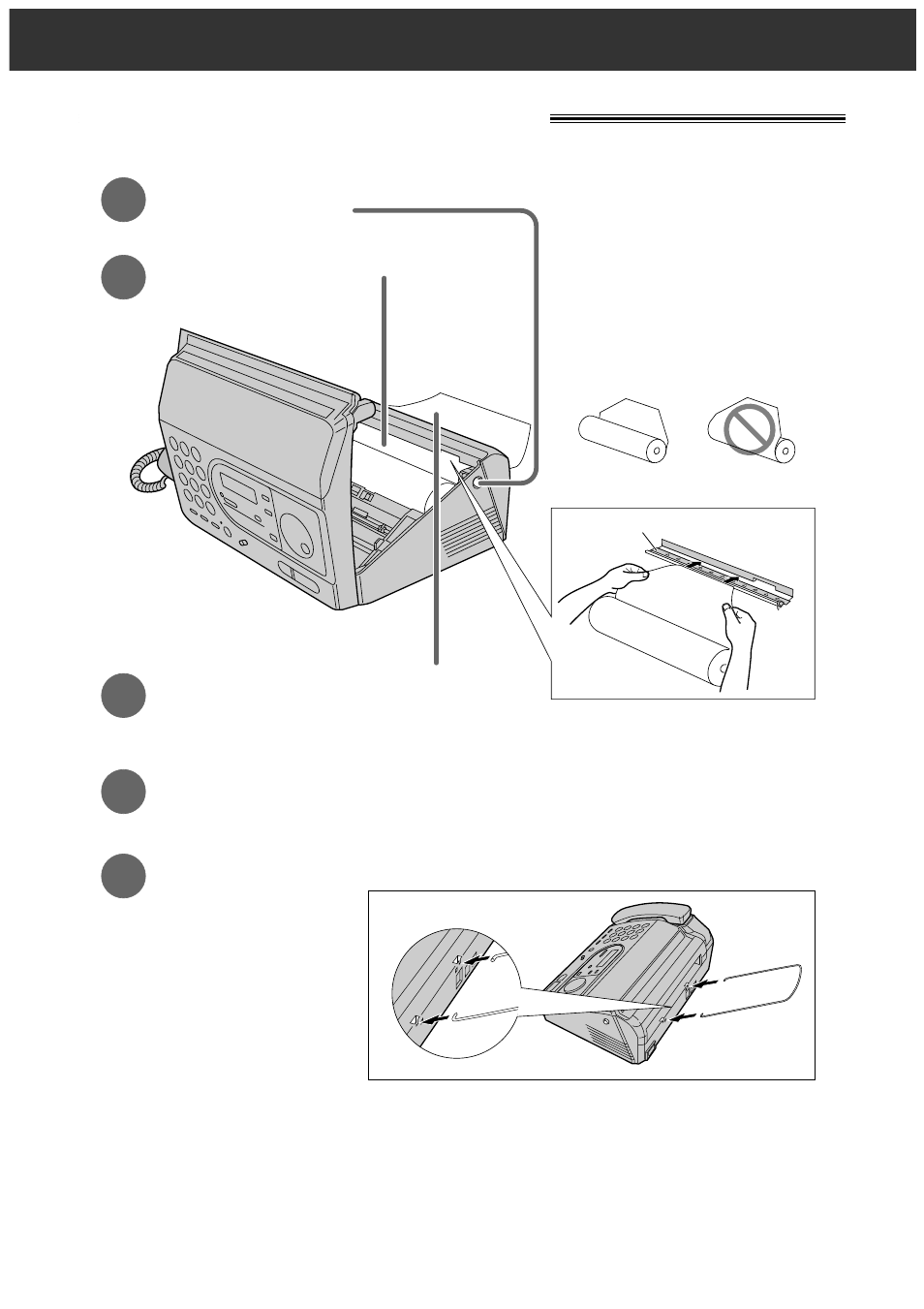 Quick start | Panasonic KX-FT34HK User Manual | Page 8 / 74