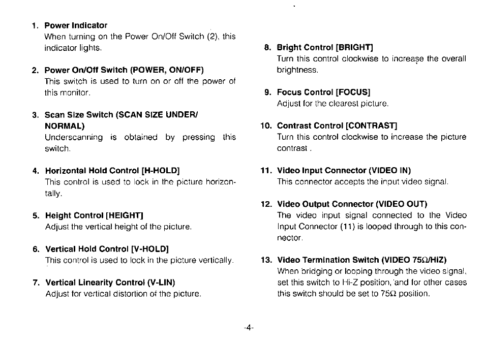 Panasonic WV-BM1900 User Manual | Page 6 / 16