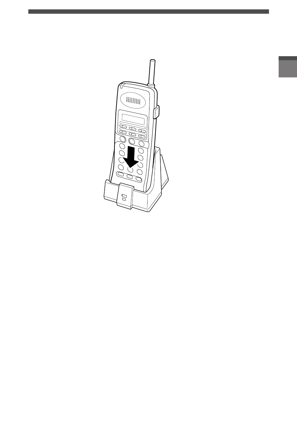 Getting started | Panasonic Digital Cordless Telephone System User Manual | Page 8 / 29