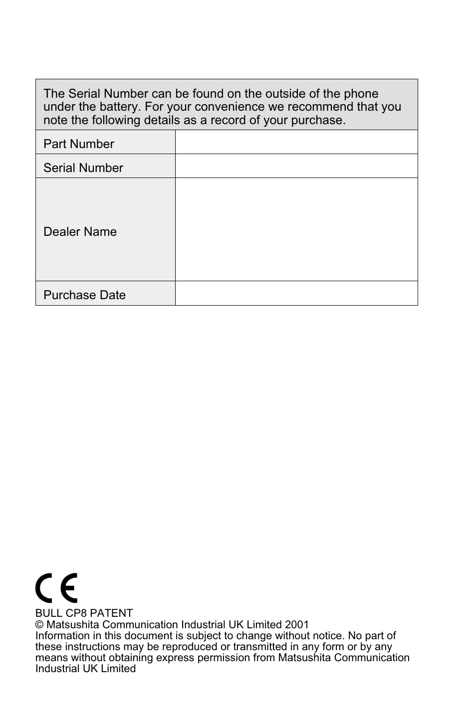 Panasonic EB-GD95 User Manual | Page 84 / 86